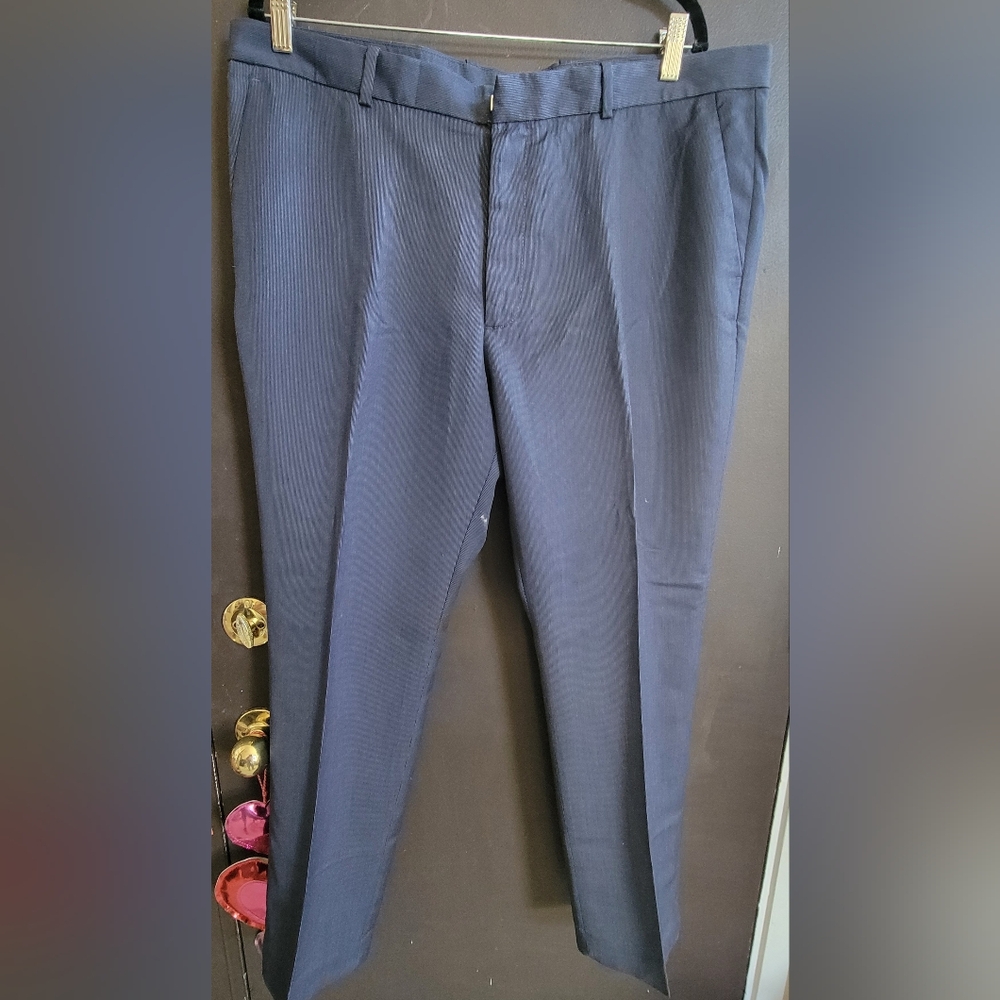 Perry Ellis Men's Dark Blue Dress Pants, Size 38